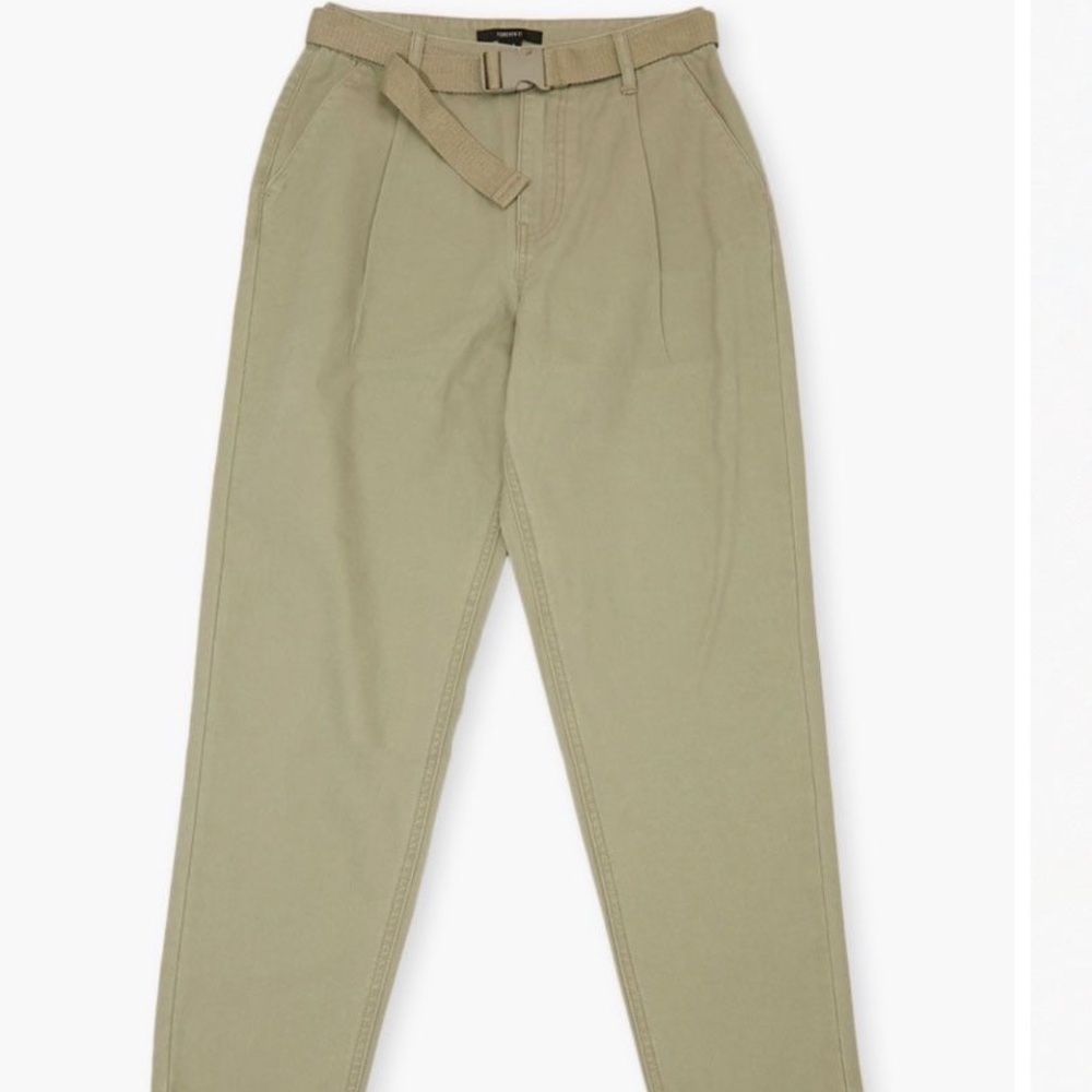 Belted Ankle Pants (Black)